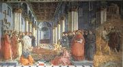 Fra Filippo Lippi, The Celebration of the Relics of St Stephen and Part of the Martyrdom of St Stefano